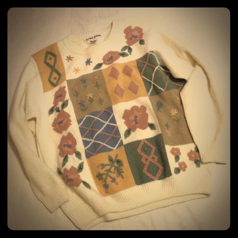 Alfred Dunner Sweater Size L